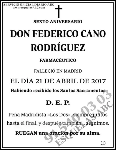Federico Cano Rodríguez
