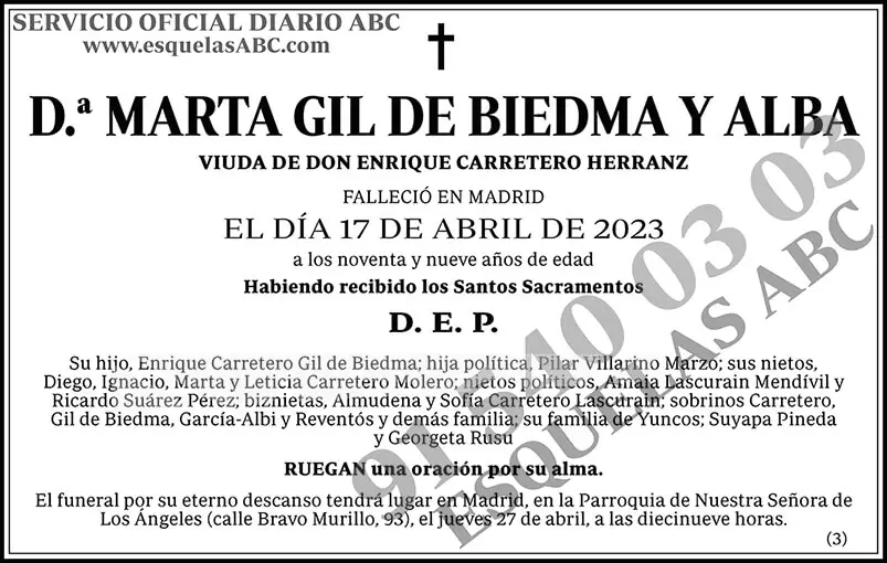 Marta Gil de Biedma y Alba
