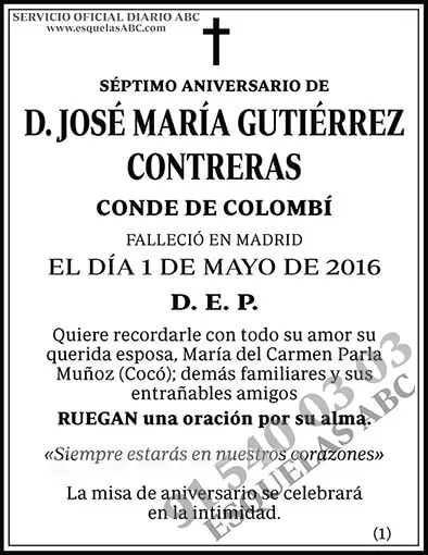 José María Gutiérrez Contreras