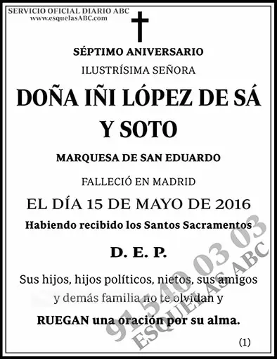 Iñi López de Sá y Soto