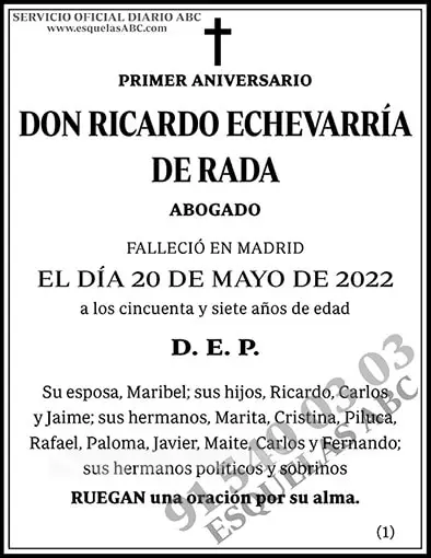 Ricardo Echevarría de Rada
