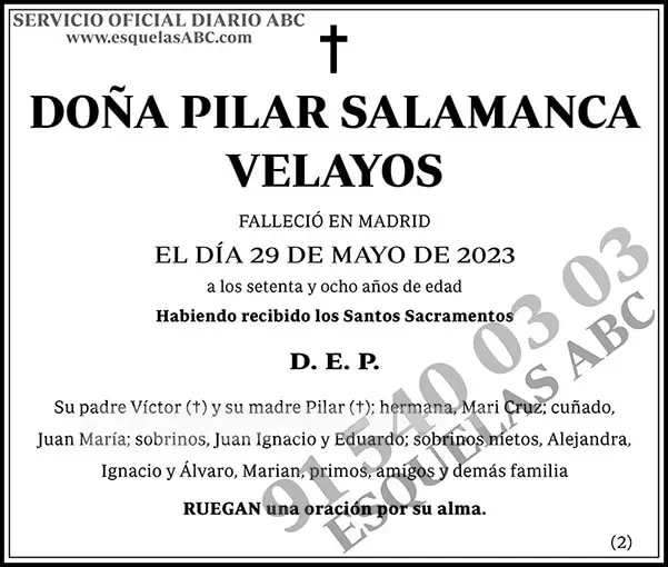 Pilar Salamanca Velayos