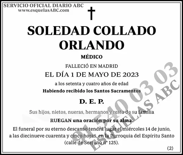 Soledad Collado Orlando