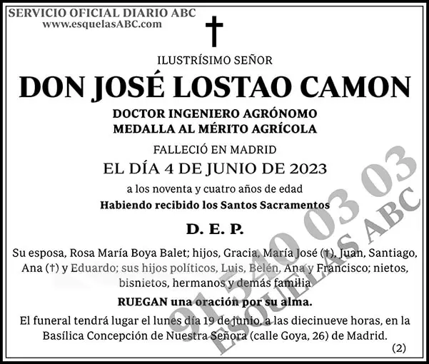 José Lostao Camon