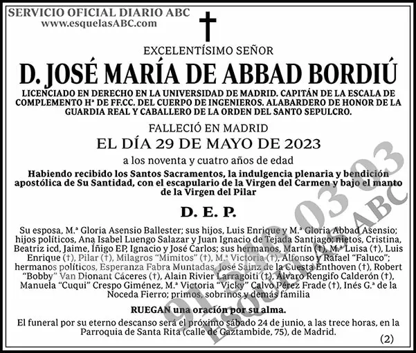 José María de Abbad Bordiú