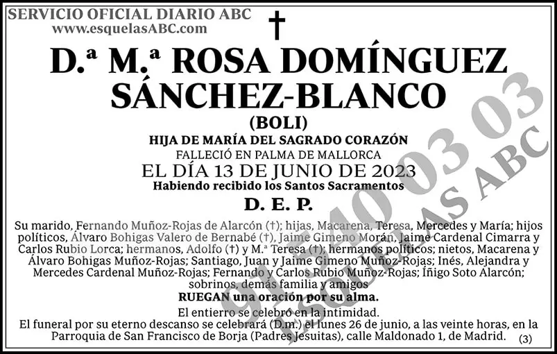 M.ª Rosa Domínguez Sánchez-Blanco