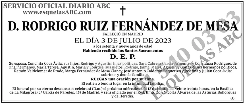 Rodrigo Ruiz Fernández de Mesa