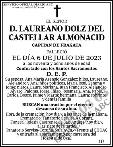 Laureano Dolz del Castellar Almonacid