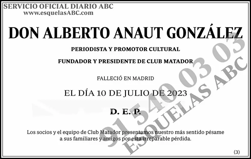 Alberto Anaut González