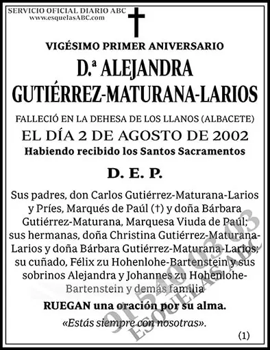 Alejandra Gutiérrez-Maturana-Larios