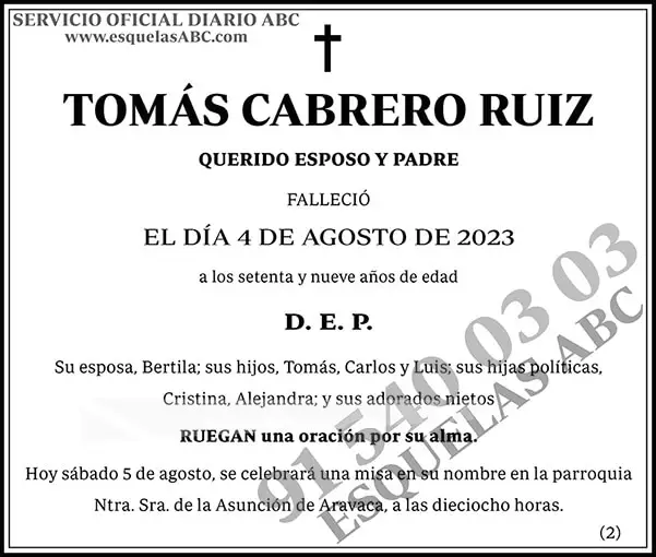 Tomás Cabrero Ruiz