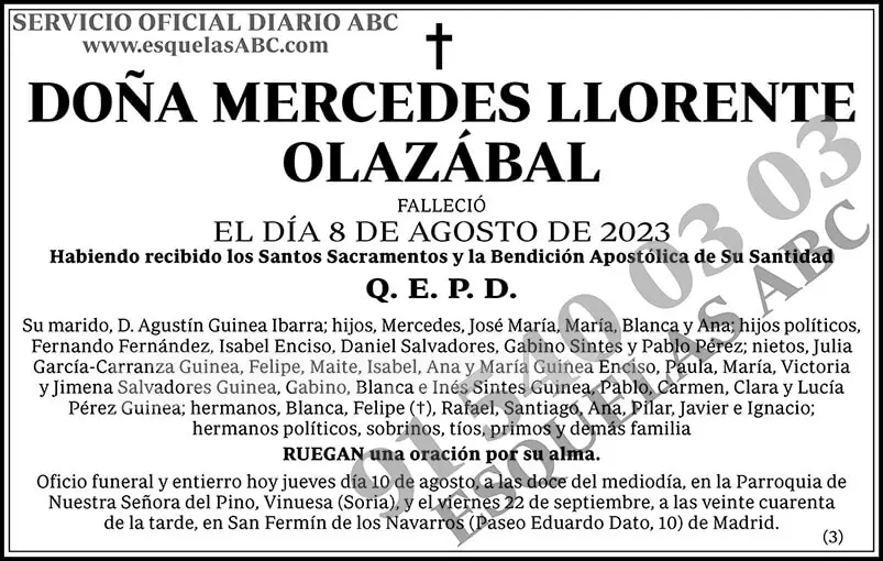 Mercedes Llorente Olazábal