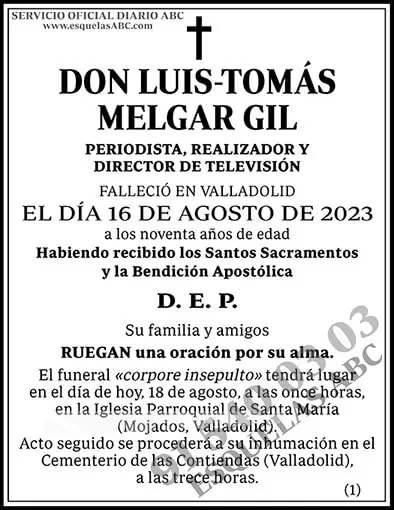 Luis-Tomás Melgar Gil