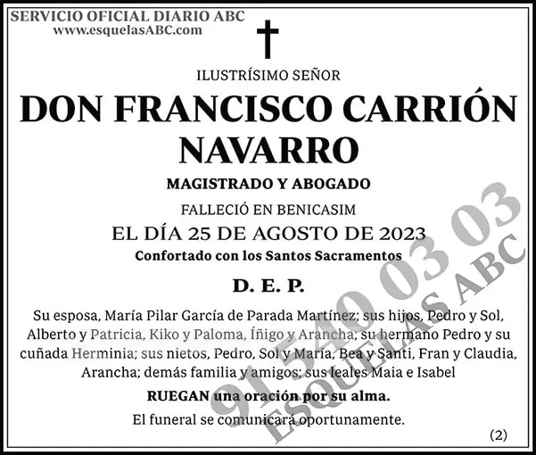 Francisco Carrión Navarro