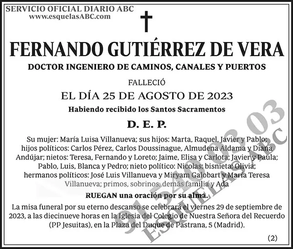 Fernando Gutiérrez de Vera