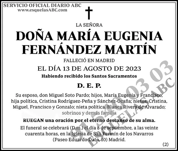 María Eugenia Fernández Martín