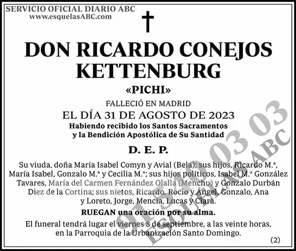 Ricardo Conejos Kettenburg