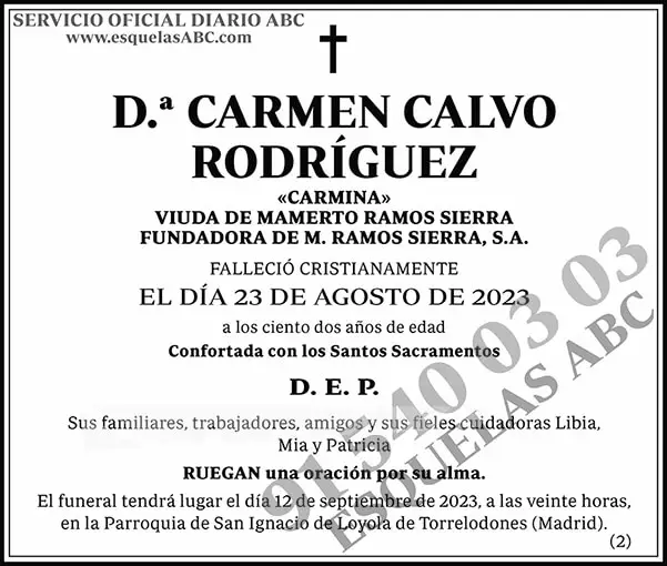 Carmen Calvo Rodríguez