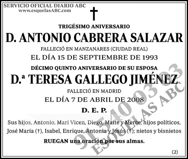 Antonio Cabrera Salazar
