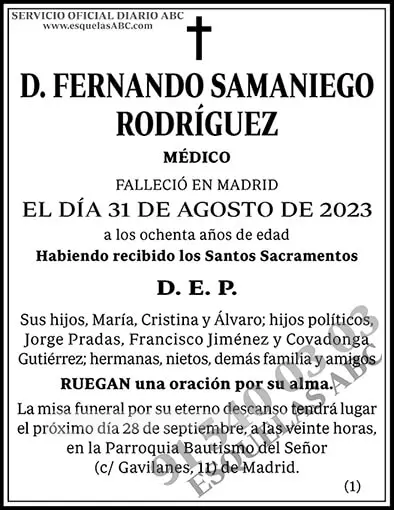 Fernando Samaniego Rodríguez