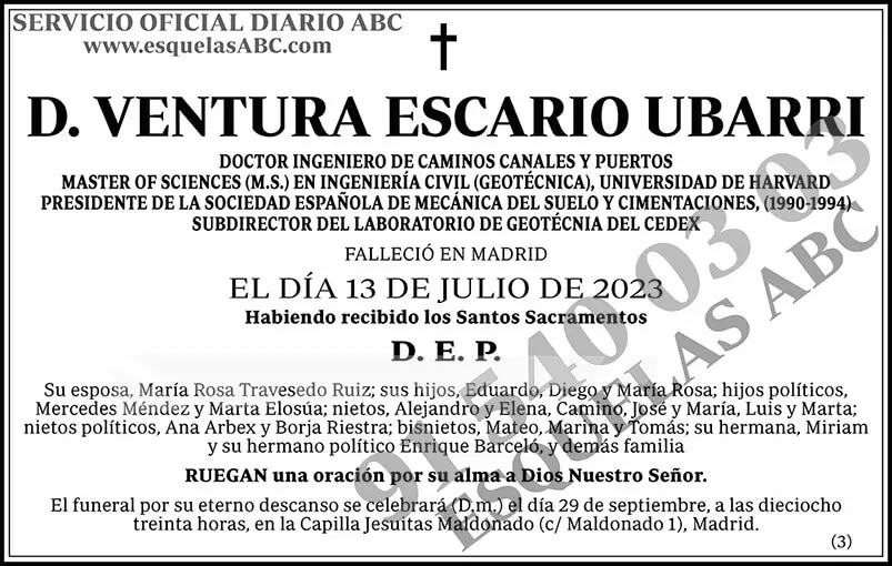 Ventura Escario Ubarri