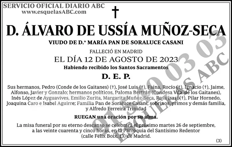 Álvaro de Ussía Muñoz-Seca