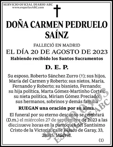 Carmen Pedruelo Saínz