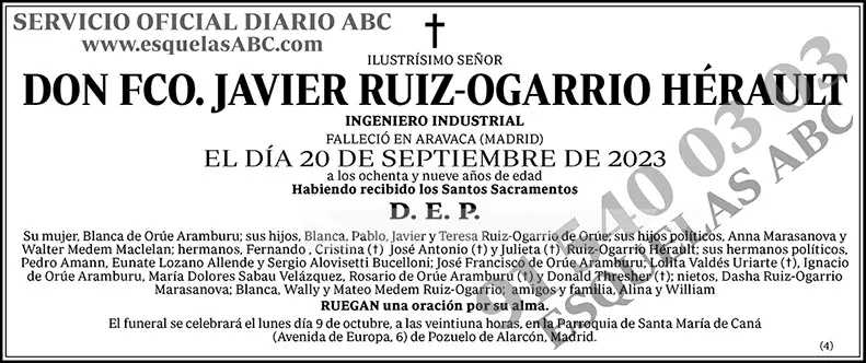 Fco. Javier Ruiz-Ogarrio Hérault