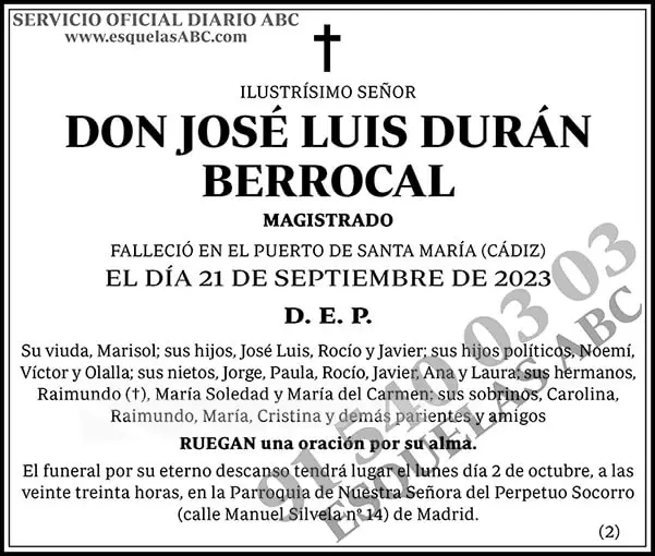 José Luis Durán Berrocal