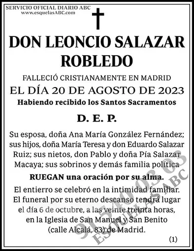 Leoncio Salazar Robledo