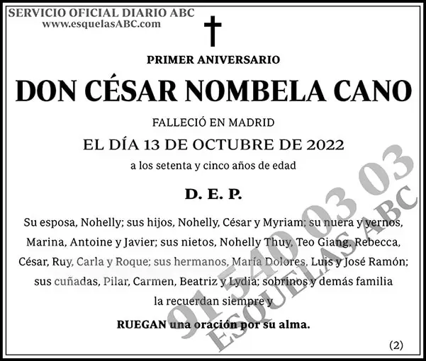 César Nombela Cano