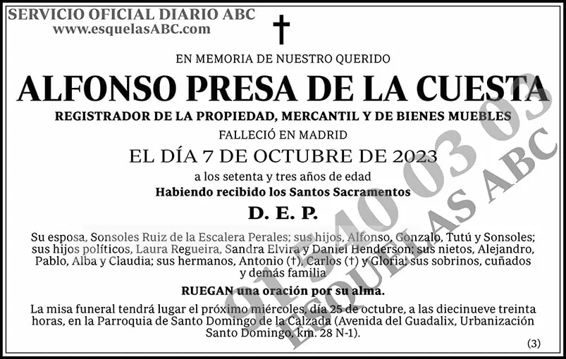 Alfonso Presa de la Cuesta