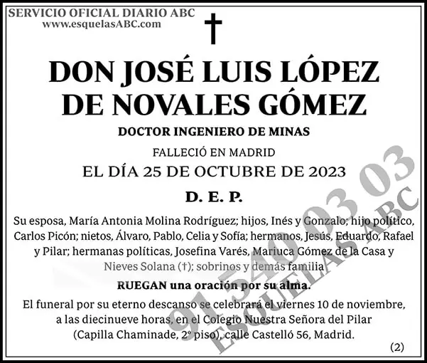 José Luis López de Novales Gómez
