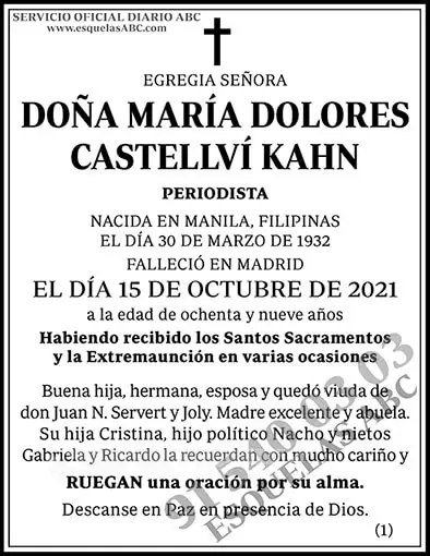 María Dolores Castellví Kahn