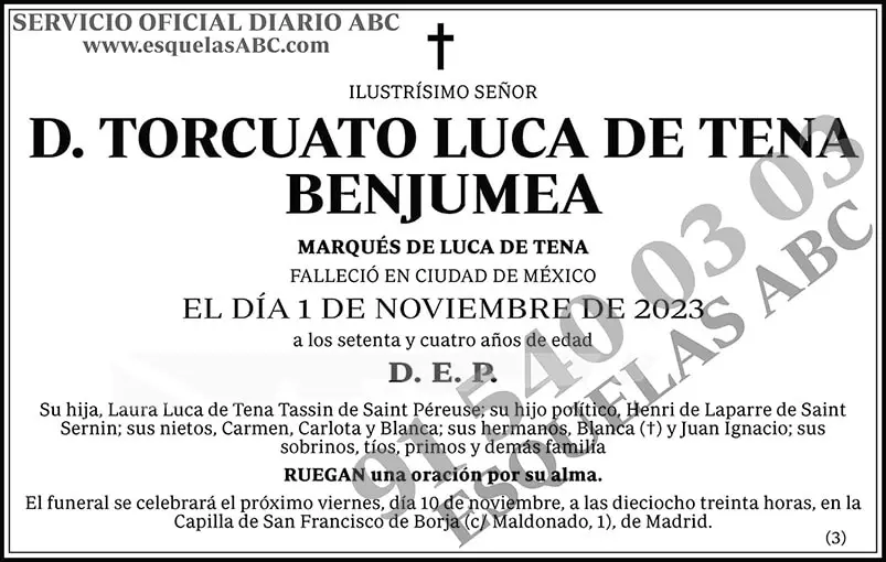 Torcuato Luca de Tena Benjumea