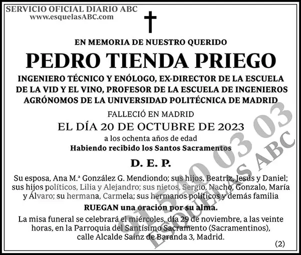 Pedro Tienda Priego