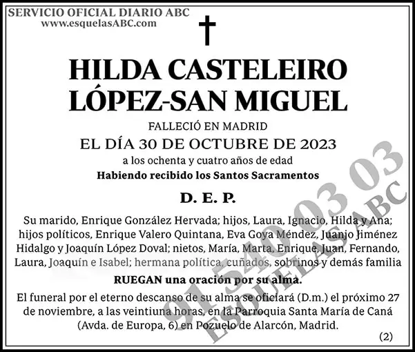 Hilda Casteleiro López-San Miguel