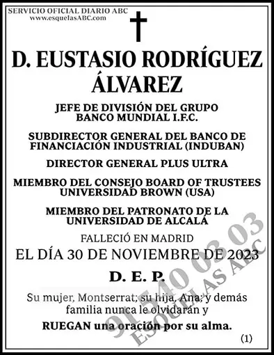 Eustasio Rodríguez Álvarez