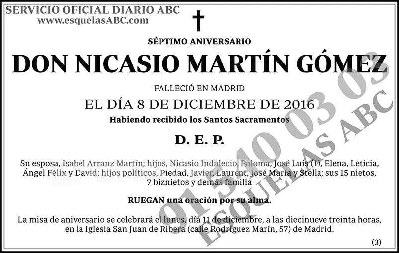 Nicasio Martín Gómez