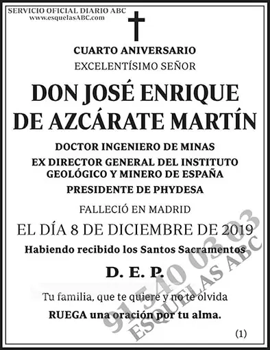 José Enrique de Azcárate Martín