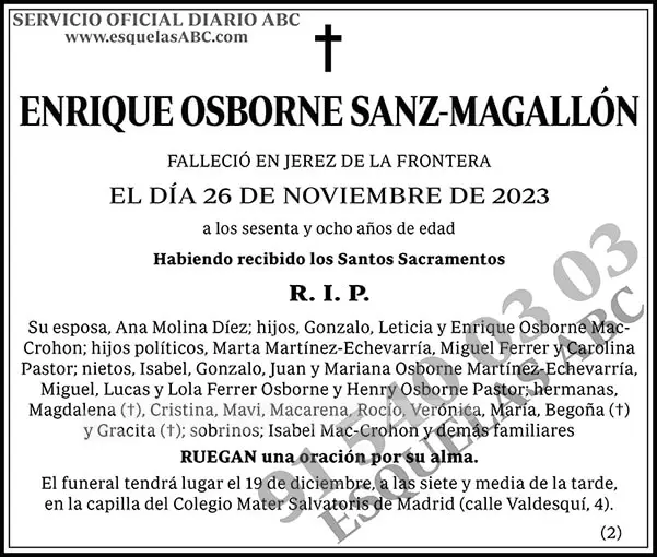 Enrique Osborne Sanz-Magallón