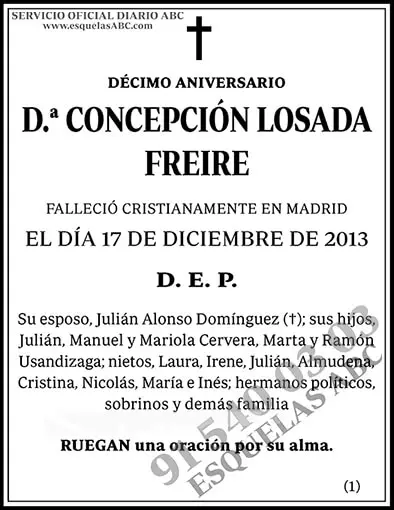 Concepción Losada Freire