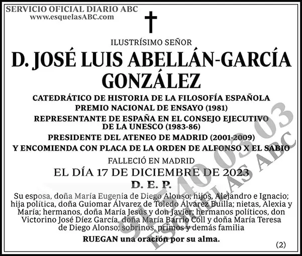José Luis Abellán-García González