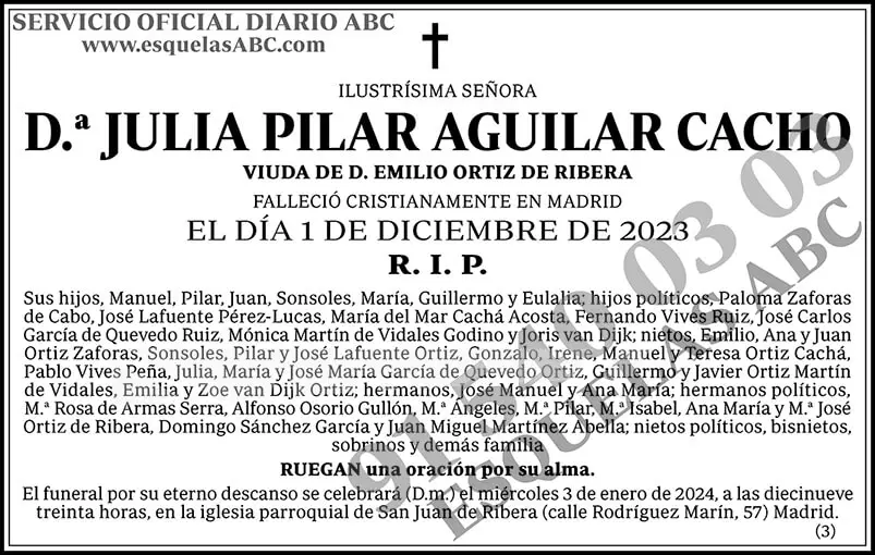 Julia Pilar Aguilar Cacho