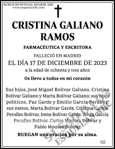 Cristina Galiano Ramos