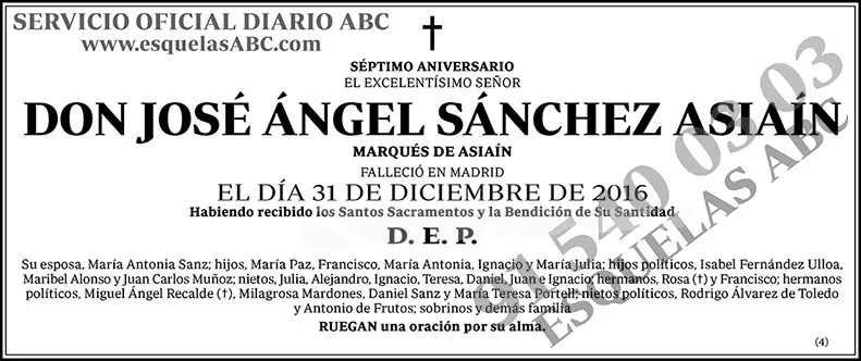 José Ángel Sánchez Asiaín