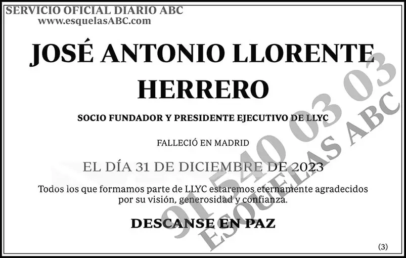 José Antonio Llorente Herrero