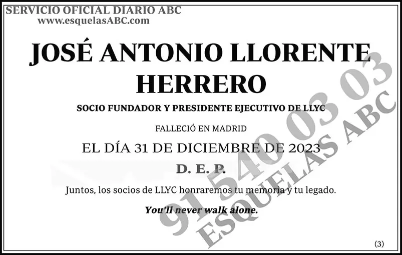 José Antonio Llorente Herrero