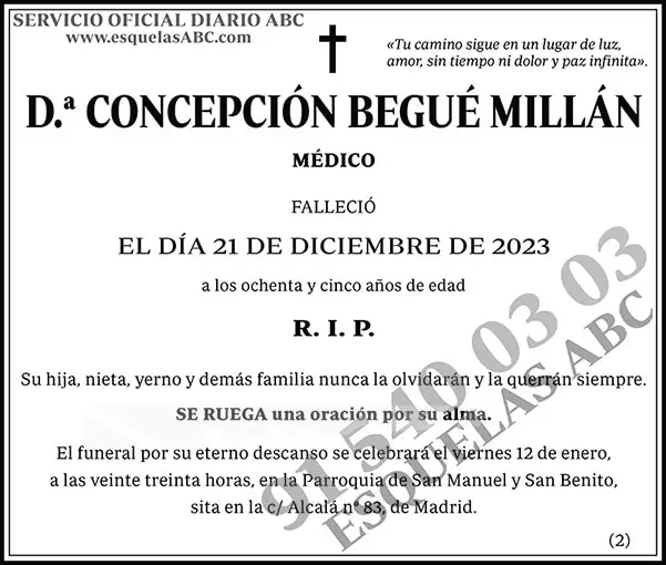 Concepción Begué Millán