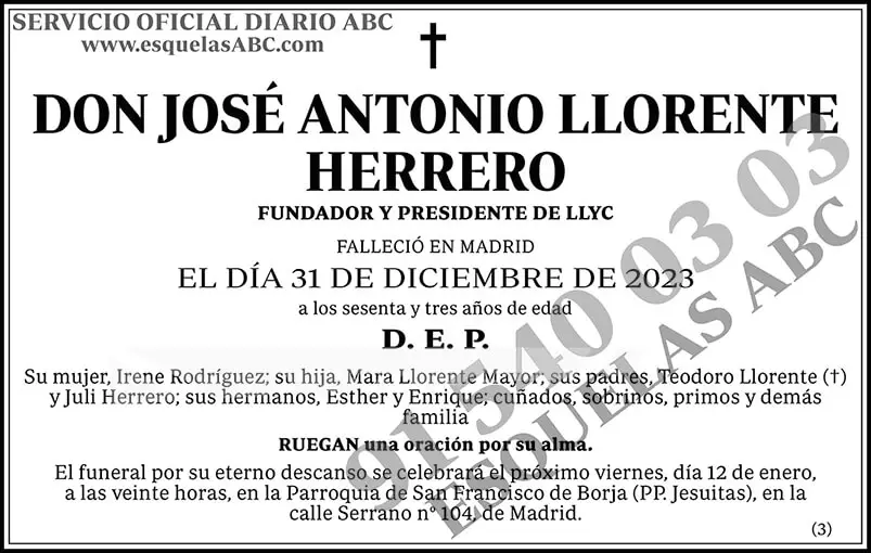 José Antonio Llorente Herrero